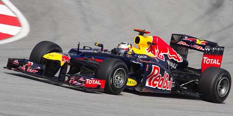 Sebastian Vettel, coche