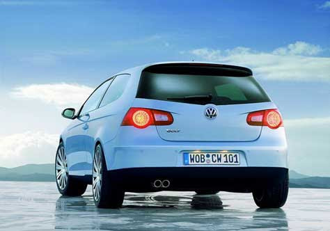 Volkswagen Golf, en el hielo
