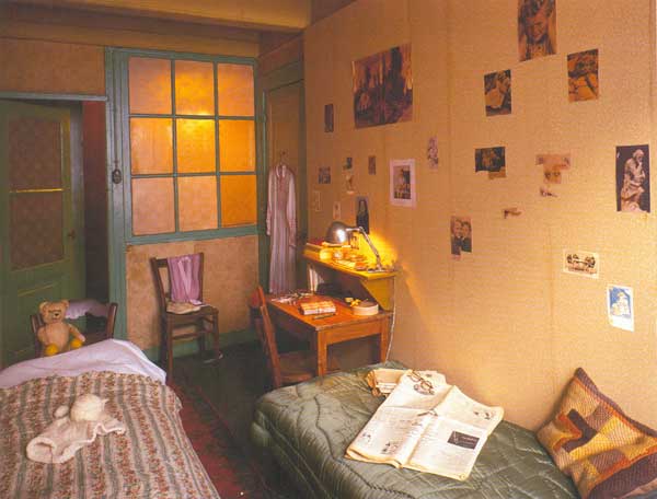 La habitación de la casa de atrás en Ámsterdam
