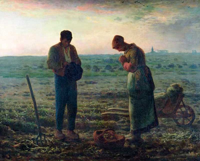 El ángelus de Jean-Francois Millet