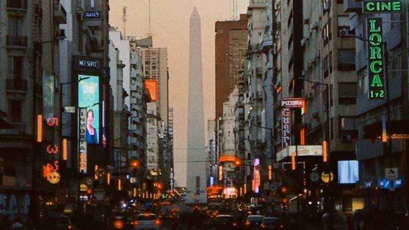 Obelisco en Buenos Aires, Argentina