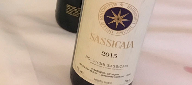 Bolgheri-Sassicaia Sassicaia 2015