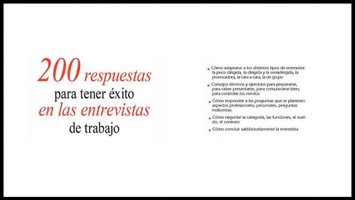 10 extractos del libro '200 respuestas para tener éxito en las entrevistas de trabajo' de Francois Caby